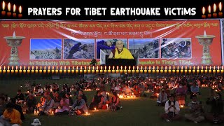 Candlelight vigil | Prayers for Tibet Earthquake victims | Bylakuppe settlement