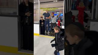 Different ice skaters entering the ice rink #iceskating #skating #figureskating #skate #hockey y