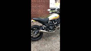 2018 Ducati Scrambler Mach 2.0 - Stock pipe vs Zard