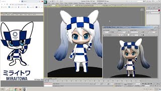 [元氣JY]3D公仔-2020奧運初音