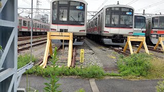 [朝の東急武蔵小杉駅→東急元住吉検車区]「元住吉検車区にもハシゴ！」東急武蔵小杉駅 東急元住吉駅  東急電鉄  川崎市中原区 仮想旅行