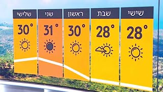 התחזית 20.08.20: ירידה בטמפרטורות בהרים