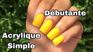 Acrylique simple | TUTO facile (débutantes)