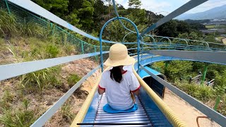 【Luxurious 7 courses】Roller slides in Japan　Tsuruga Sports Park (Tsuruga, Fukui) Total length 415m