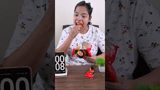 40 SECONDS Lay's Sizzling Hot Eating CHALLENGE | Subscriber Challenge #shorts #ytshorts #minkutinku