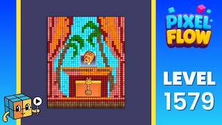 Pixel Flow Level 1579 (Hard) Walkthrough Solution