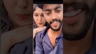 RAFI and maheena💕 trending video 🤩 chakkappazham SUMESH