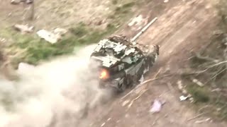 Танк Т-90М Прорыв выдержал атаку 3 дронов Украины