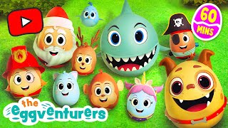 Dog Egg 🐶 Shark Egg🦈 Zombie Egg 🧟‍♂️ and More! | The Eggventurers Full Episodes Compilation