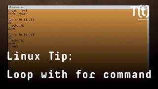 2-Minute Linux Tips: How to run command loops