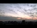 夕焼け空から夜の空へ