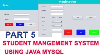 Student Management System Project in Java Part 5