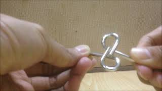 P Shaped Metal Puzzle - Solution