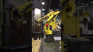 Fanuc S-420iF 6-Axis Robotic Arm with R-J2 Control and Teach Pendant For Sale At MachinesUsed.com