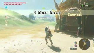 Zelda: Breath of the Wild | A Royal Recipe Side Quest - Central Tower Region