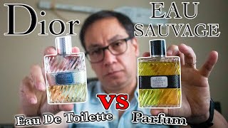 DIOR EAU SAUVAGE REVIEW | Eau De Toilette VS Parfum | Men's Fragrance Review