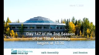 19TH ASSEMBLY 2nd SESSION, DAY 147