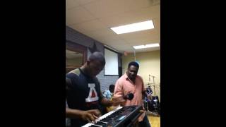 Rehearsal with Frere Georges