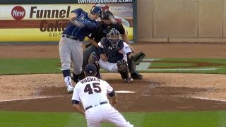 TB@MIN: Morrison drives in a run with a single