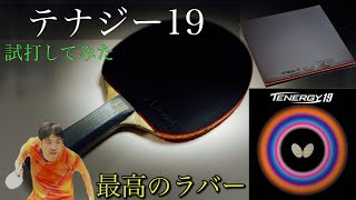 【卓球】テナジー19の性能解説‼︎試打してみました！