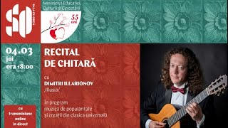 ”Mărțișor” 2021. Recital de chitară - ”Trei veacuri de chitară”.