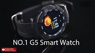 NO.1 G5 Heart Rate Monitor Smart Watch - Gearbest.com