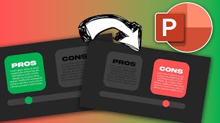 How You Can Make This PROS & CONS TRANSITION In PowerPoint