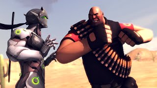 Heavy Vs Genji Fight (SFM Animation)