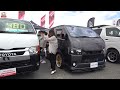 ⑥ sbm japanese custom box car meeting osaka japan toyota hiace nissan caravan