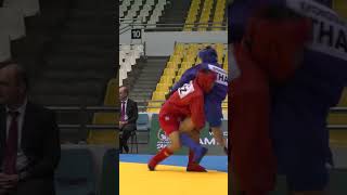 UALIYEV Miras (KAZ) left no chance to KHONGSUK Jakkarin (THA) in the Combat #SAMBO #fight