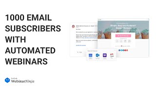 How to Get Your First 1000 Email Subscribers With Automated Webinars