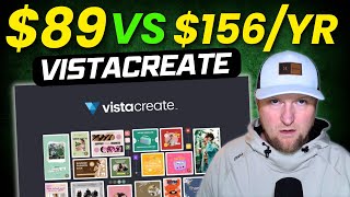 VistaCreate Review: Best Canva Alternative? JUST $89! 🎨