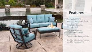 SunVilla Madrid 4 Piece Seating Set