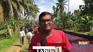 Forked Fanwort blooms in Kozhikode, draws visitors' attention