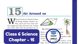 Class 6 Science Chapter 15 | NCERT | Air Around us