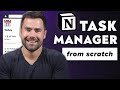 Notion Masterclass: Build a Task Manager from Scratch