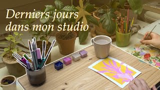 Studio vlog 03 l Les derniers jours dans mon atelier