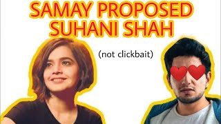 samay Raina Proposed Suhani Shah On Stream