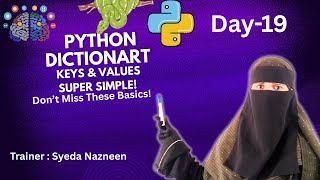 Python Dictionary Masterclass | Key–Value Pairs Explained Super Easy | Beginner Friendly Tutorial
