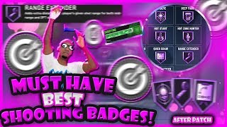 NEW BEST SHOOTING BADGES IN NBA 2K20 AFTER PATCH! NEVER MISS! BEST BADGES FOR EVERY BUILD IN 2K20!