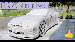 GTR R35 通常洗車　洗車#6