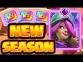 New Season Update Day 2! 3 x Diamond Pass Mega Draft! #clashroyale #musketsatdawngiveaway