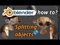 How to split a mesh into separate objects in blender ?