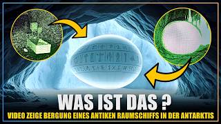 Antikes UFO in der Antarktis geborgen? Video soll Bergung eines Objekts mit Hieroglyphen zeigen!