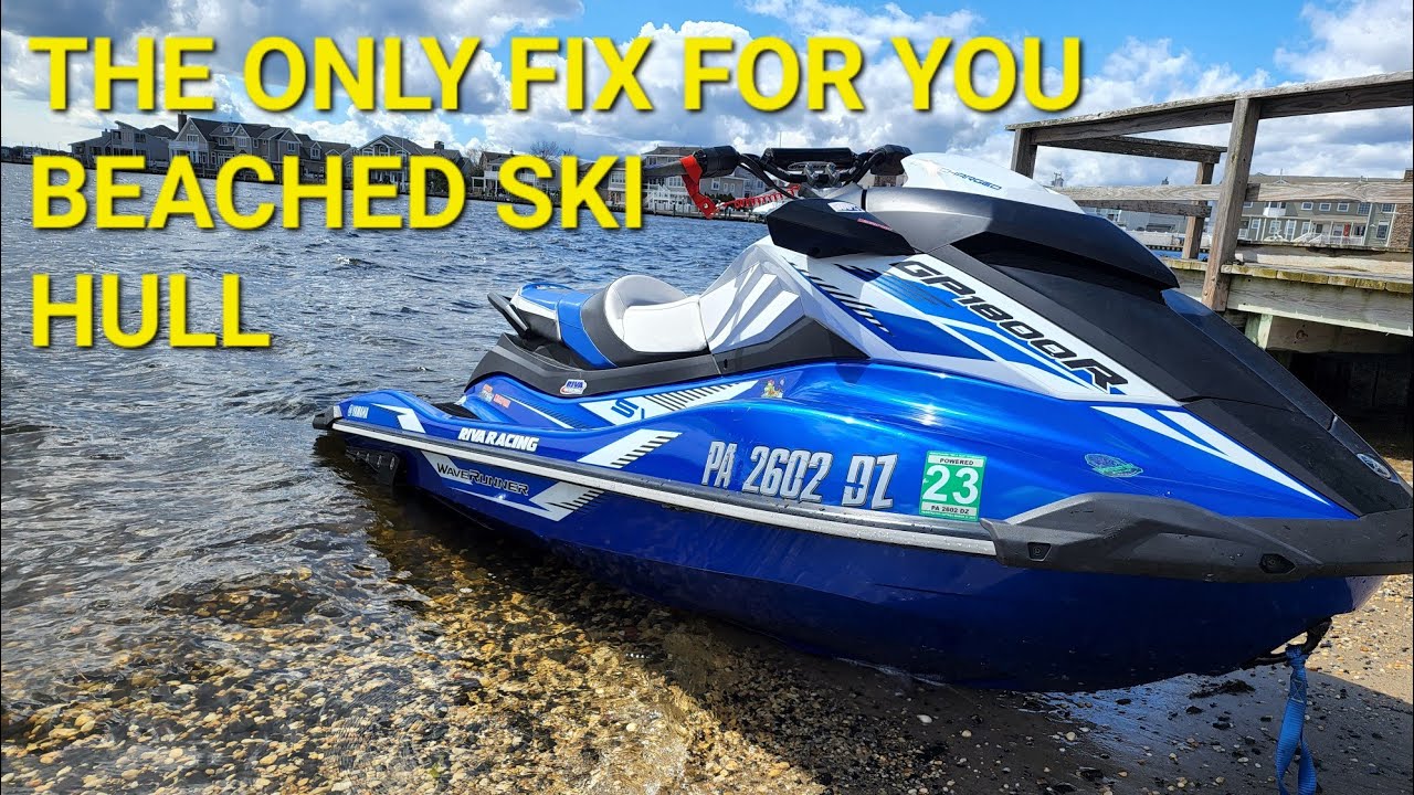 The Best Fix For Beached Ski Damage! - YouTube