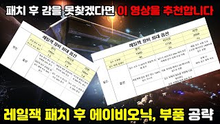 레일잭 패치 후 에이비오닉 모딩과 부품 공략