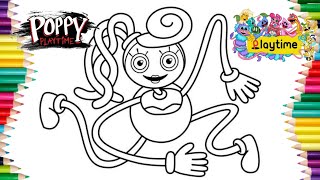 Mommy Long Legs Coloring |poppy playtime Coloring Pages/Elektronomia - Energy [NCS Release]