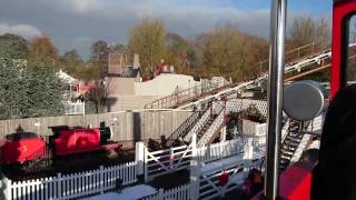 Winston's Whistle-Stop Tours Ride POV At Drayton Manor, 17 December 2016