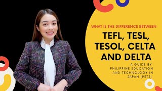 TEFL, TESOL, TESL, CELTA and DELTA : Which one is the best for you? 📚 | Vena Roshiena