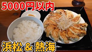 【青春18きっぷ】浜松餃子を食べて熱海温泉に入る5000円日帰り一人旅行